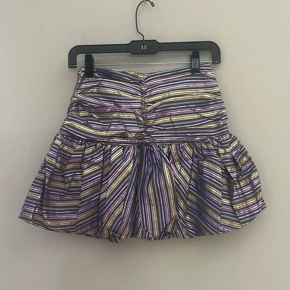 Zara Vibrant Striped Mini Skirt - Picture 4 of 13